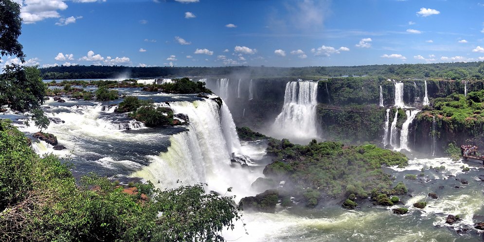 Brasilien Wasserfaelle Leinwand