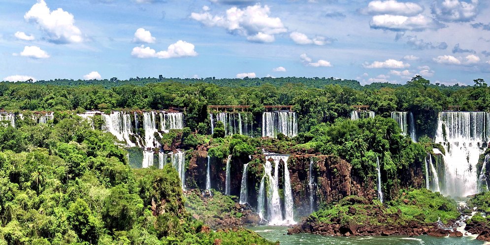 Iguacu Wasserfaelle Leinwand