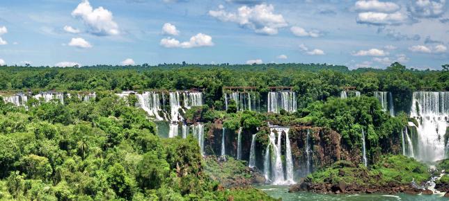 Iguacu Pano Bild auf Leinwand