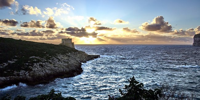 Burg am Meer