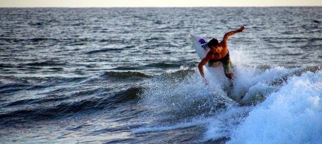 Geschwindigkeit Jaco Surfer Bild auf Leinwand