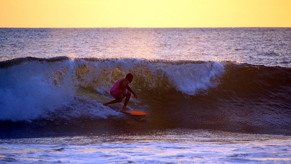 Meer Surfer Leidenschaft Leinwand