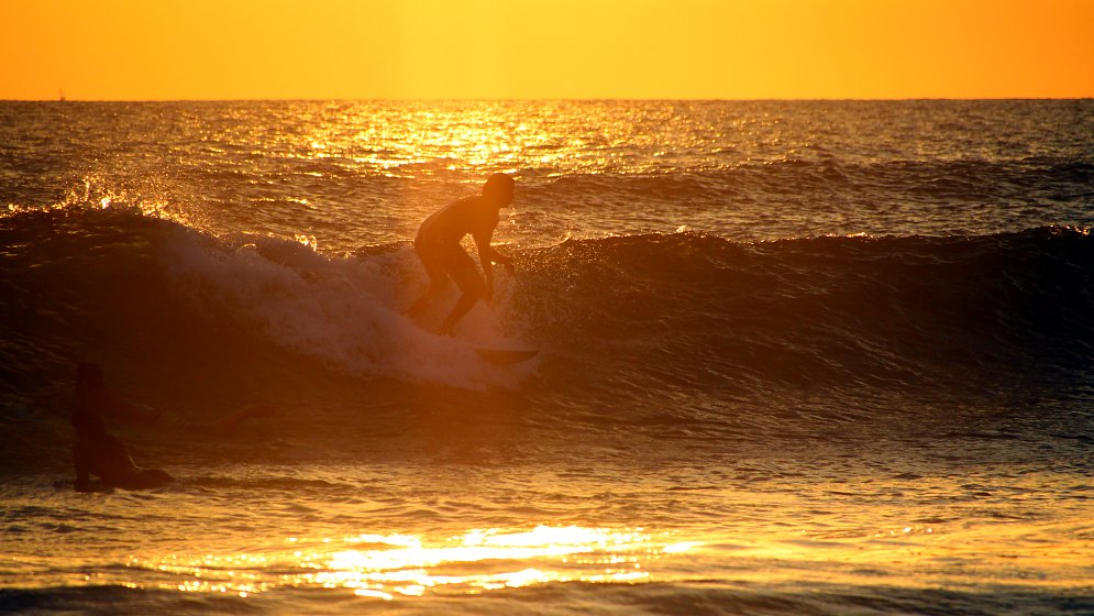 Pazifik Surfer Costa Rica Leinwand