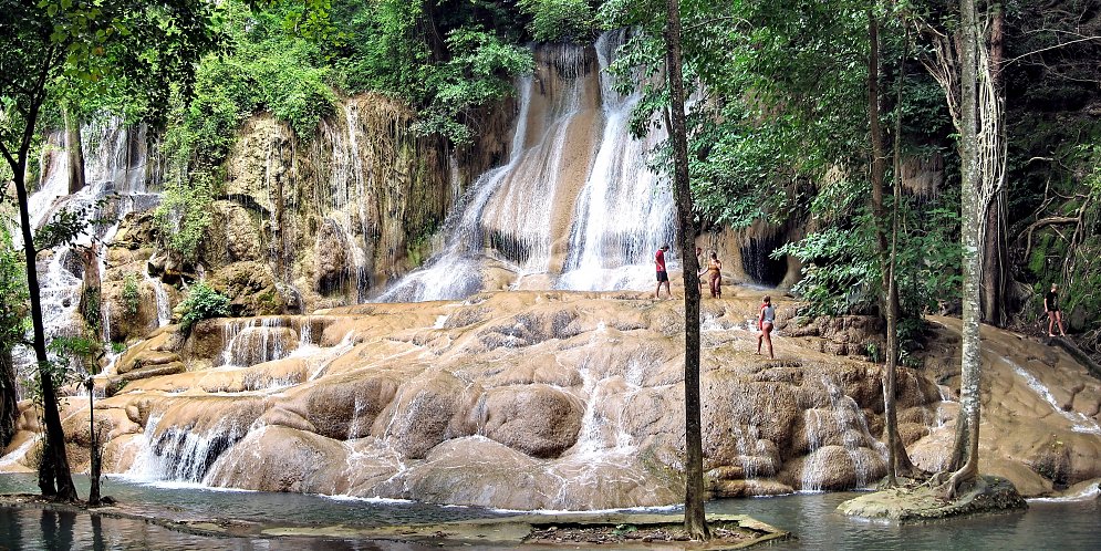 Wasserfall Thailand Leinwand