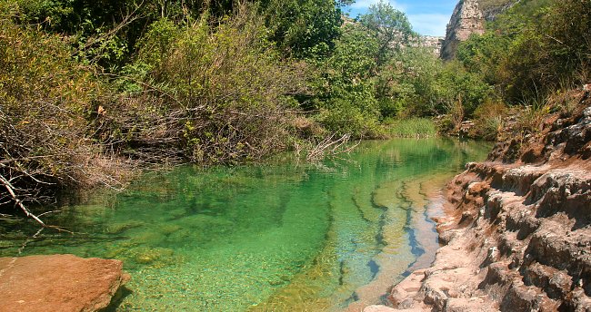 Frisches Naturbad