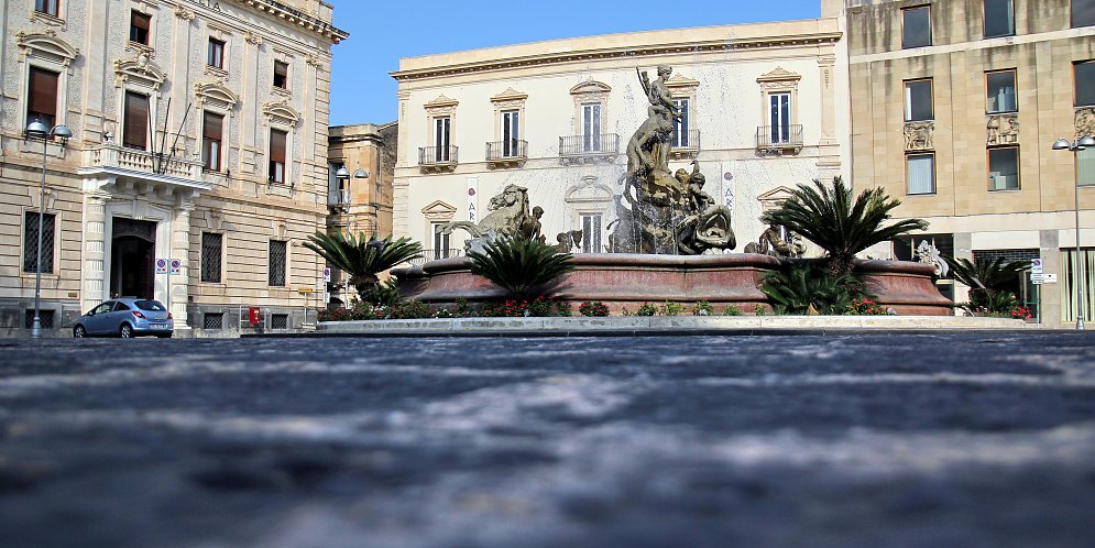 Barock Brunnen Leinwand