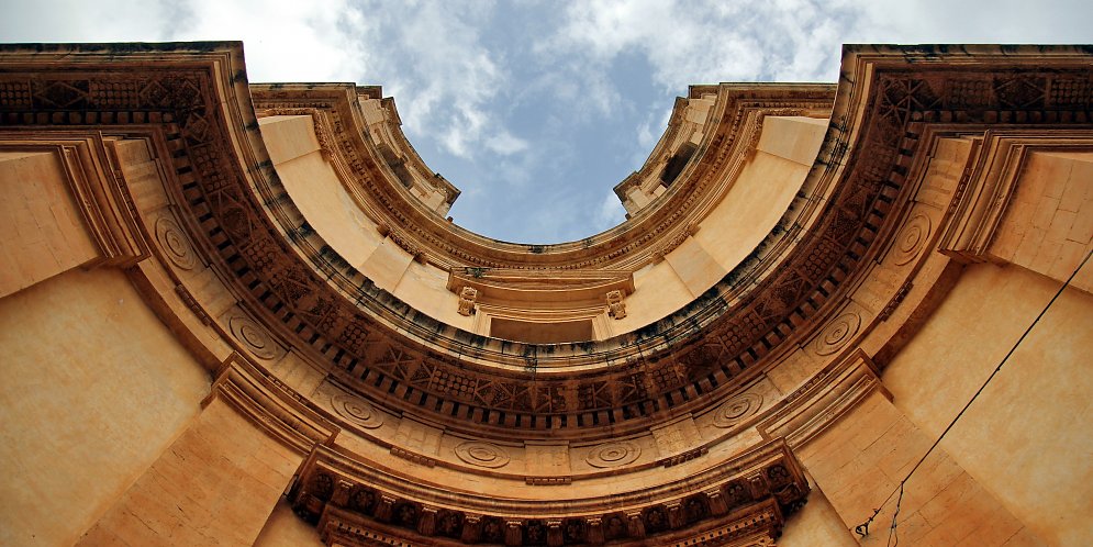 Gebaeude in Noto Leinwand