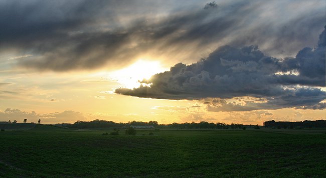 Abendstimmung Sonnen Untergang