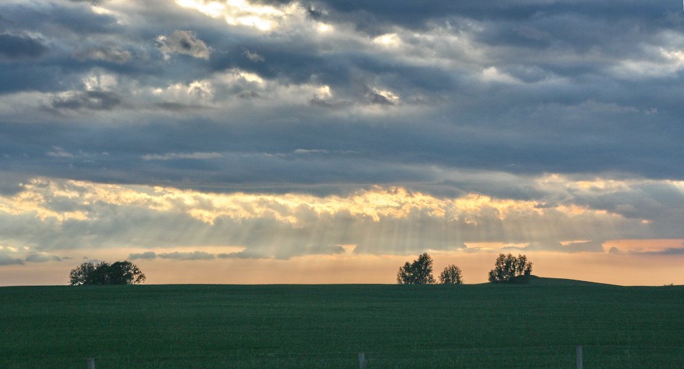 Landschaft Idylle Leinwand