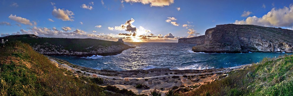 Horizont Malta Leinwand